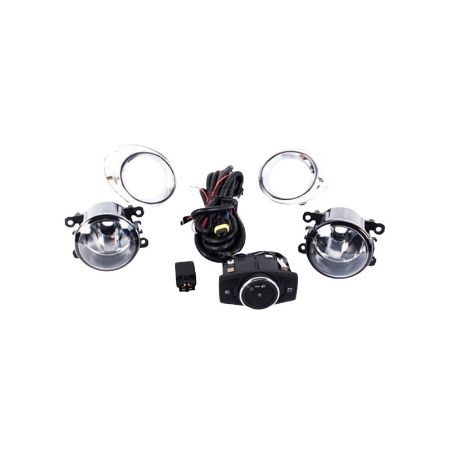 Imagem de Kit Farol Auxiliar FORD KA com Moldura Cromado - SHOCKLIGHT SL101210CR