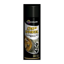 Imagem de Tinta Spray Removivel Dip Wheel Preto 500ml Emborrachamento - RADNAQ RC230006