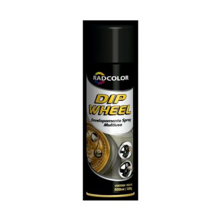 Imagem de Tinta Spray Removivel Dip Wheel Amarelo 500ml - RADNAQ RC230306