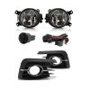 Imagem de Kit Farol Auxiliar VOLKSWAGEN GOL/VOYAGE Botão Redondo Cromado com Moldura - SHOCKLIGHT SL262410CR