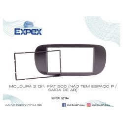 Imagem de Moldura de Som 2 Din Preta - EXPEX EPX214