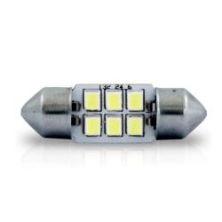 Imagem de Lâmpada Led (Par) Torpedo Pequena 32mm 5W 6 Leds 12V - AUTOPOLI AL602