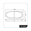 Imagem de Pastilha de Freio Dianteira Sistema Sumitomo - COBREQ N1312