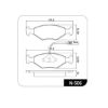 Imagem de Pastilha de Freio Dianteira com Sensor - COBREQ N506