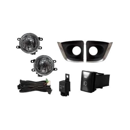 Imagem de Kit Farol Auxiliar TOYOTA COROLLA Moldura Cromada - RUFATO 23044