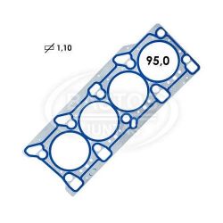 Imagem de Junta do Cabeçote (1.10mm) CHEVROLET - GM S10/TRAILBLAZER Metal - BASTOS JUNTAS 1215166ML1