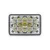 Imagem de Farol Auxiliar Retangular 15 Leds 12/24V 45W - SUNS ACESSORIOS FLU645