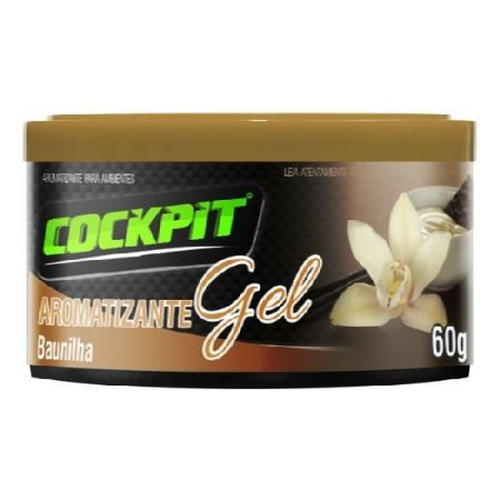 Imagem de Aromatizante com Aroma Gel Baunilha Cockpit 60g - RODABRILL 13118