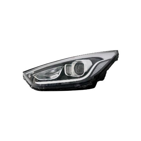 Imagem de Farol Principal HYUNDAI IX35 Lado Esquerdo Led Regulagem Manual Regulagem Elétrica Bifuncional - DEPO 24521