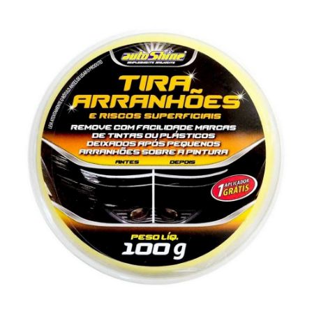 Imagem de Cera Tira Arranhões com Aplicador 100g - AUTOSHINE 12552