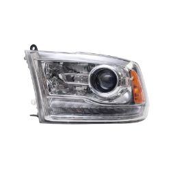 Imagem de Farol Principal DODGE RAM Lado Esquerdo Regulagem Elétrica Cromado com Led - TYC 25807