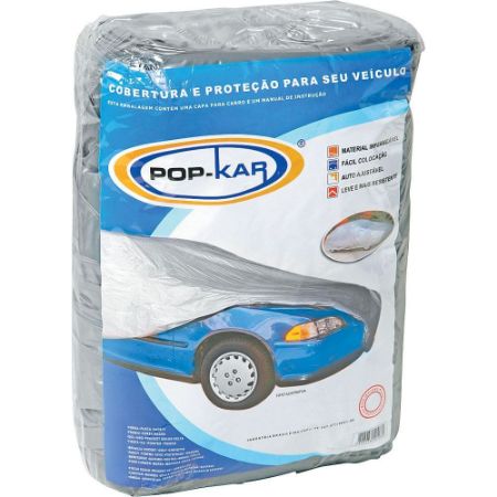 Imagem de Capa para Carro (P) Prata Pop Kar - BEZI 24