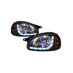 Imagem de Farol Principal (Par) CHEVROLET - GM CORSA Máscara Negra com Led - AUTOMOTIVE IMPORTS ZN222201P