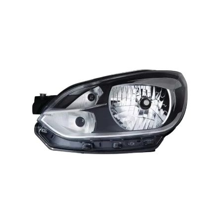 Imagem de Farol Principal VOLKSWAGEN UP Lado Esquerdo Friso Cinza - DEPO 44111H4LLDEM1