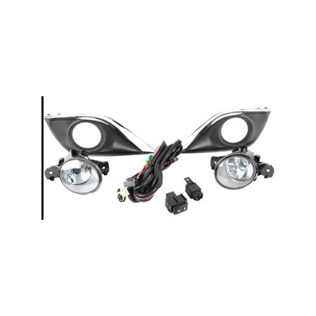 Imagem de Kit Farol de Milha NISSAN VERSA Moldura Cromada - SHOCKLIGHT SL201210