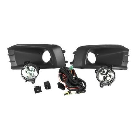 Imagem de Kit Farol Auxiliar VOLKSWAGEN SAVEIRO com Moldura Preta - SHOCKLIGHT SL261011I