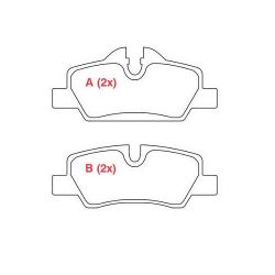 Imagem de Pastilha de Freio Traseira MINI COOPER - WILLTEC PW981