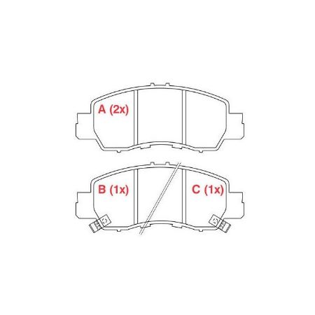 Imagem de Pastilha de Freio Dianteira MITSUBISHI ECLIPSE CROSS - WILLTEC PW1025