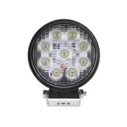 Imagem de Farol Auxiliar Universal Unitário Redondo 9 Leds 27W - SHOCKLIGHT SLL00003