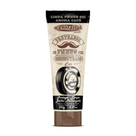 Imagem de Pretinho para Pneus Gel Men Aroma Café 250g - CENTRALSUL 146366