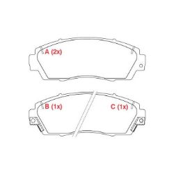 Imagem de Pastilha de Freio Dianteira HONDA CRV - WILLTEC PW193