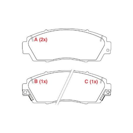 Imagem de Pastilha de Freio Dianteira HONDA CRV - WILLTEC PW193