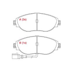 Imagem de Pastilha de Freio Dianteira - WILLTEC FP219