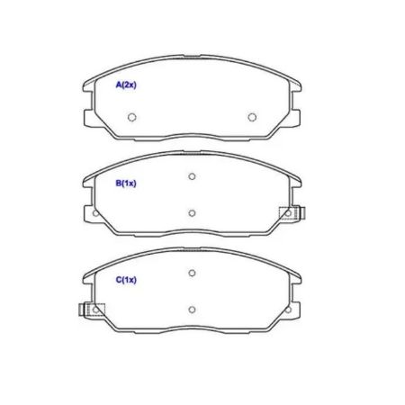 Imagem de Pastilha de Freio Dianteira KIA MOTORS OPIRUS - SYL SYL3275