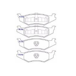 Imagem de Pastilha de Freio Traseira CHRYSLER 300M - SYL SYL3122