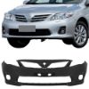 Imagem de Para-choque Dianteiro TOYOTA COROLLA Preto Liso com Furo - DTS 7013