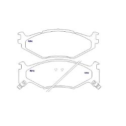 Imagem de Pastilha de Freio Dianteira CHRYSLER CARAVAN/GRAND CARAVAN - SYL SYL2125