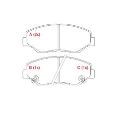 Imagem de Pastilha de Freio Dianteira HONDA ACCORD /CRV - SYL SYL3252