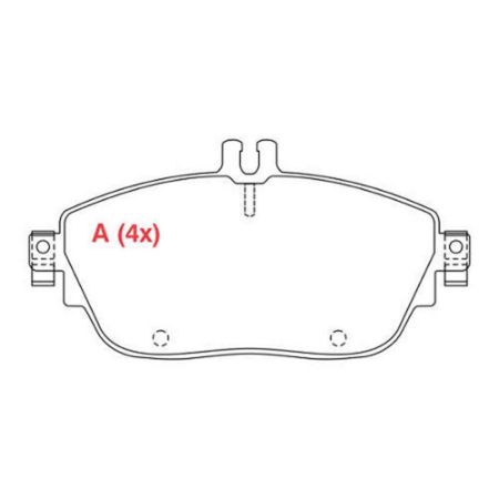 Imagem de Pastilha de Freio Dianteira - WILLTEC PW251