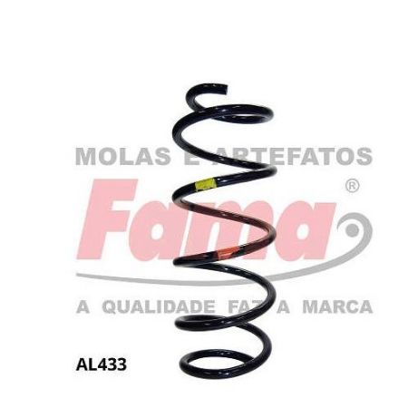 Imagem de Mola de Suspensão Dianteira HONDA CIVIC Lado Esquerdo Automático com Ar-condicionado - FAMA / ALIPERTI AL433