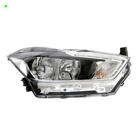 Imagem de Farol Principal NISSAN KICKS Lado Esquerdo Regulagem Manual sem Led Cromado - RUFATO 27481