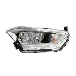 Imagem de Farol Principal NISSAN KICKS Lado Direito Regulagem Manual sem Led Cromado - RUFATO 27480