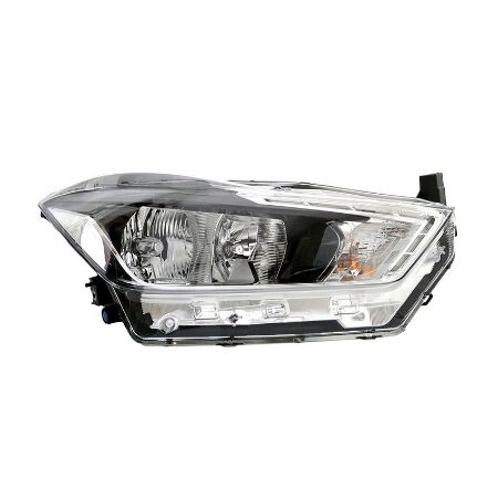 Imagem de Farol Principal NISSAN KICKS Lado Direito Regulagem Manual sem Led Cromado - RUFATO 27480