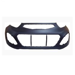 Imagem de Para-choque Dianteiro KIA MOTORS PICANTO Preto Liso com Furo MIlha - RUFATO 26454