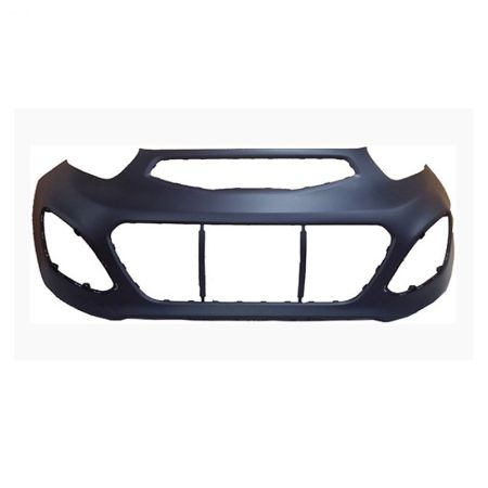 Imagem de Para-choque Dianteiro KIA MOTORS PICANTO Preto Liso com Furo MIlha - RUFATO 26454