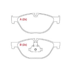 Imagem de Pastilha de Freio Dianteira - WILLTEC PW1012