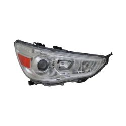 Imagem de Farol Principal MITSUBISHI ASX Lado Direito Máscara Cromada Regulagem Elétrica sem Xenon - MITSUBISHI 8301B588