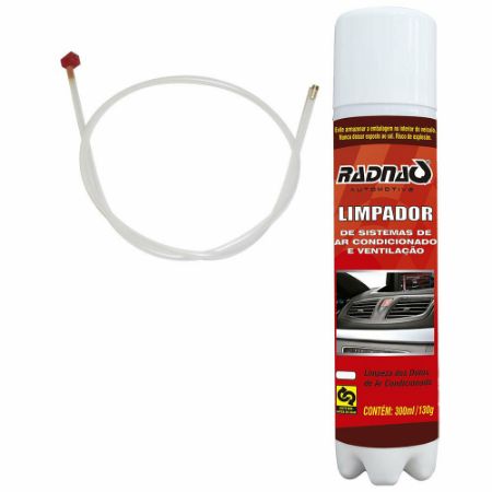 Imagem de Limpa Ar-condicionado Carro Novo com Tubo 300ml - RADNAQ RQ605412S