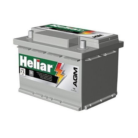 Imagem de Bateria 60Ah Polo Lado Direito (AGM) - HELIAR AG60HD