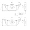 Imagem de Pastilha de Freio Dianteira com Sensor - FRAS-LE PD73B