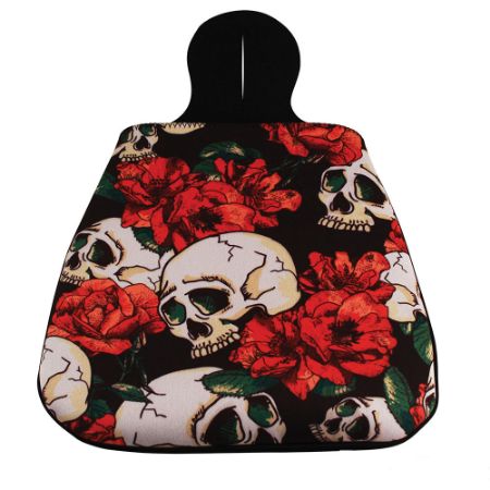 Imagem de Lixeirinha para Carro em Neoprene Skull Roses - P2 ACESSÓRIOS AUTOMOTIVOS LN24