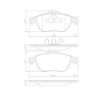 Imagem de Pastilha de Freio Dianteira RENAULT GRAND SCENIC/MEGANE Sistema Teves - FRAS-LE PD1444