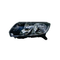 Imagem de Farol Principal RENAULT LOGAN/SANDERO Lado Esquerdo Máscara Negra com Friso Cromado - TYC 20E5660502B
