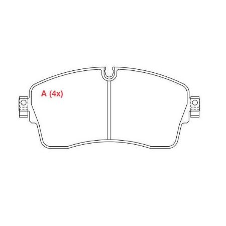 Imagem de Pastilha de Freio Dianteira - WILLTEC PW997