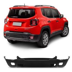 Imagem de Para-choque Traseiro JEEP RENEGADE Preto Liso sem Furo Sensor - AUTOMOTIVE IMPORTS BR988