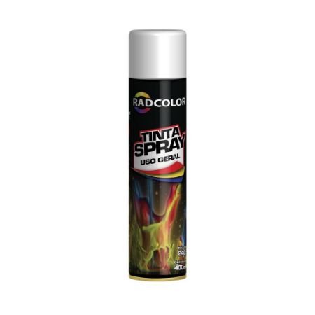 Imagem de Tinta Spray Branco Brilhante 400ml/250g - RADNAQ RC210406